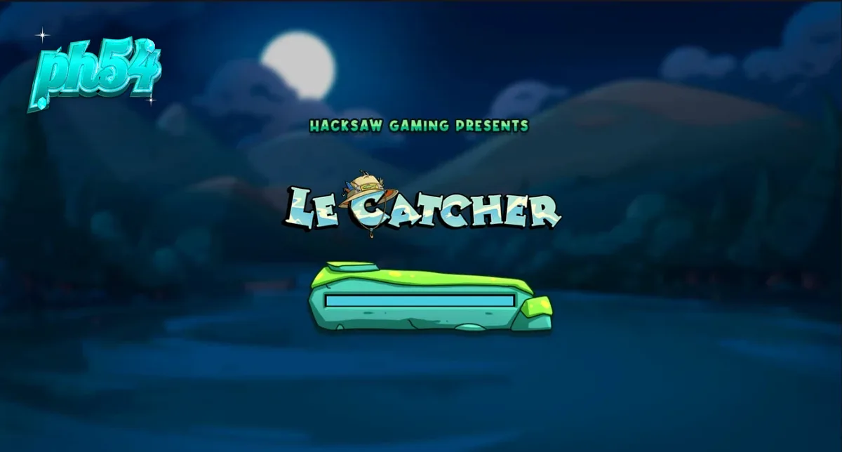 Isang raccoon na mangingisda sa isang gabi na may temang cartoon sa slot na Le Catcher.
